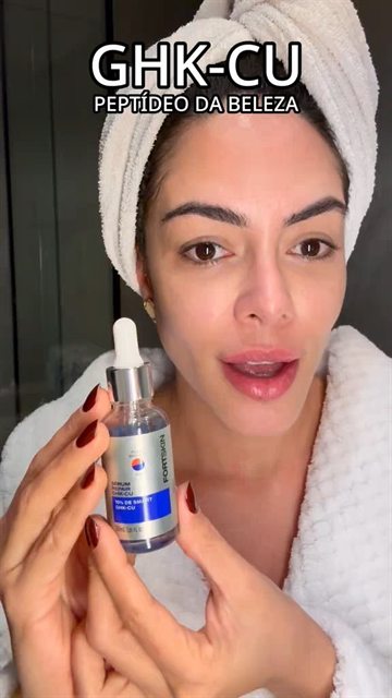 Depoimento em vídeo sobre o Sérum Repair GHK-Cu